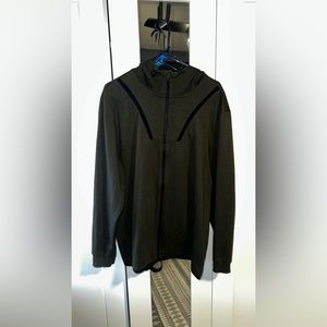 Dark Green Zipper Jacket